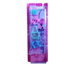 Barbie Fashionistas Glam and Sweetie Accessories Shoes, Jewelry, and Purses